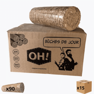 pack découverte de bûches densifiées gard'bois